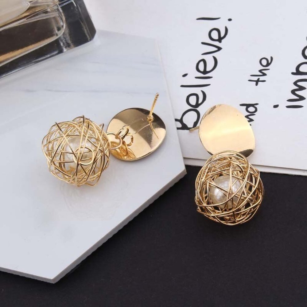 Earrings Women Stud Mada Bohemian Hoop Drop Cute Top Trendy Jewelry - Picture 5 of 6